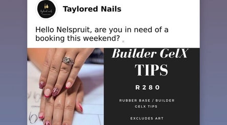 Beautiful GelX manicured hands featured at Taylored Nails in Mbombela, Mpumalanga, ZA.