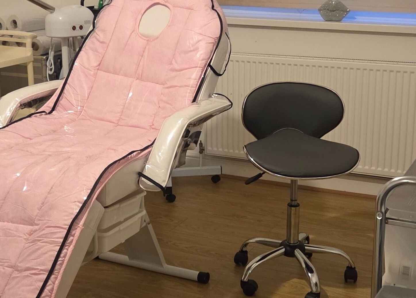 Comfortable treatment chair at Aesthetic By Nurse, Garforth, England, GB, for ultimate relaxation and care.