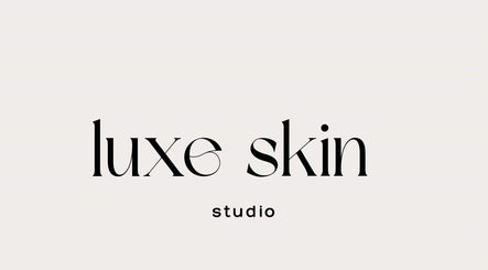 Luxe Skin Studio logo in sleek typography, Derby, England, GB.