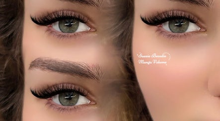 Close-up of expertly styled lashes at Suesie Lash Beautie, South Wentworthville, New South Wales, AU.