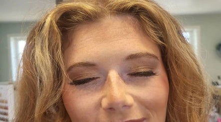 Close-up of a woman's elegant eye makeup from Elevated Beauty by Erica in Bourne, Massachusetts, US.