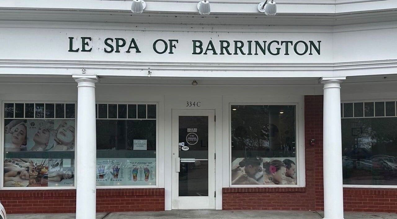 Front view of Le Spa of Barrington at 334C Barrington, Rhode Island, US.