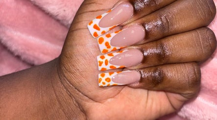 Stylish nail art design at Nailsbytshepang, Soshanguve, Gauteng, ZA showcasing vibrant colors and creativity.