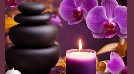 Relaxing spa setup with stones and candles at ILLY MOBILE MASSAGE THERAPY, Nairobi, Nairobi County, KE.