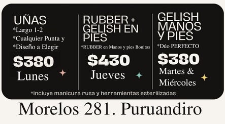 Promociones de uñas en LuciGuz SPA 🪷, Puruándiro, Michoacán, MX. Manicura y cuidado de uñas a precios especiales.
