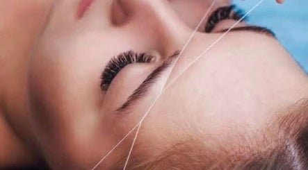 Eyebrow threading at Amy Glow Beauty, Christchurch, Canterbury Region, NZ for precise shaping.