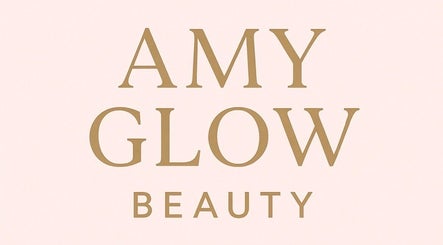Amy Glow Beauty logo in Christchurch, Canterbury Region, NZ featuring elegant gold lettering.