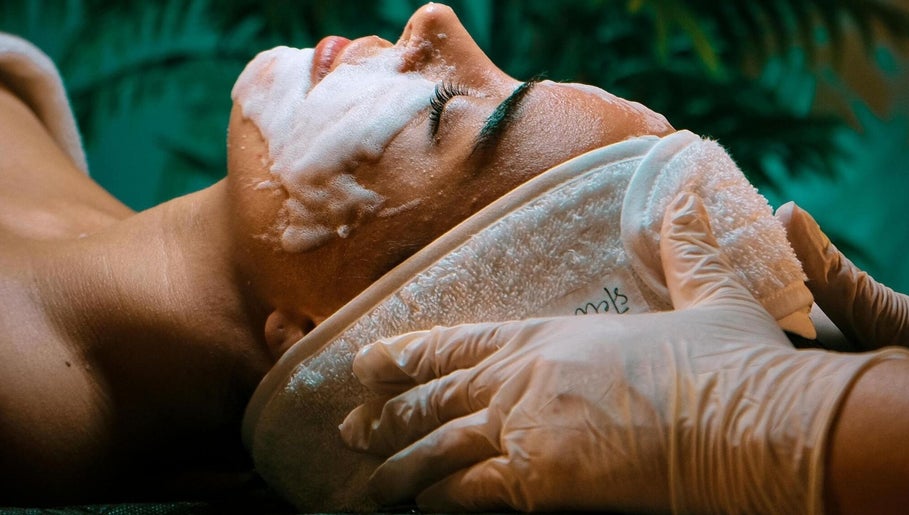 Indulgent facial at Ç-Spa: Beauty & Wellness, Willemstad, Curaçao, BQ, showcasing ultimate relaxation.