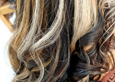 Elegant blonde balayage hairstyle at The Glam Loft - Hair and Beauty Lounge, Auckland, Auckland, NZ.