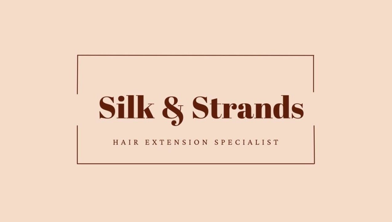 Silk & Strands logo showcasing hair extension specialist in Stafford, England, GB.