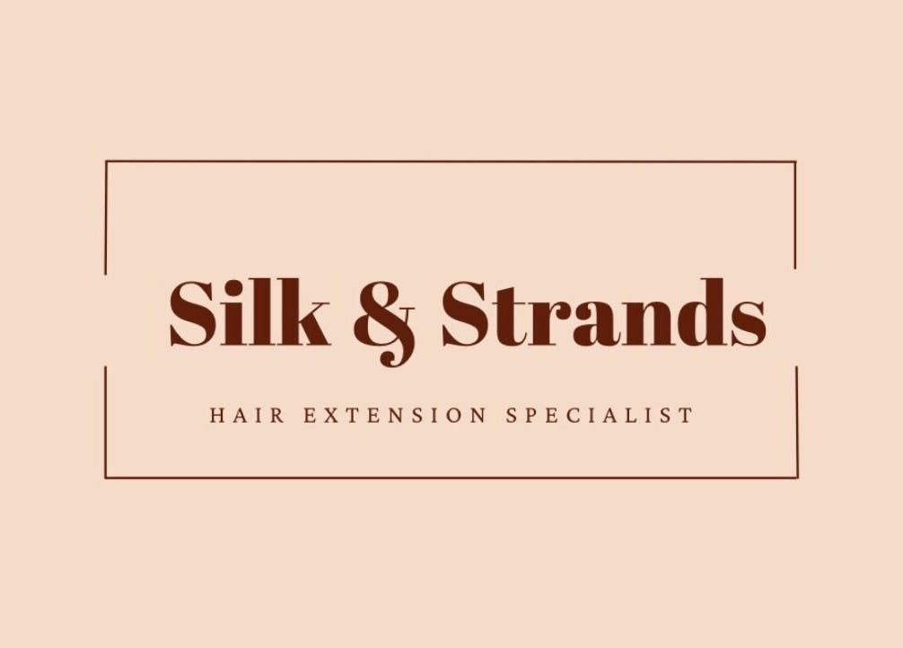 Silk & Strands logo showcasing hair extension specialist in Stafford, England, GB.