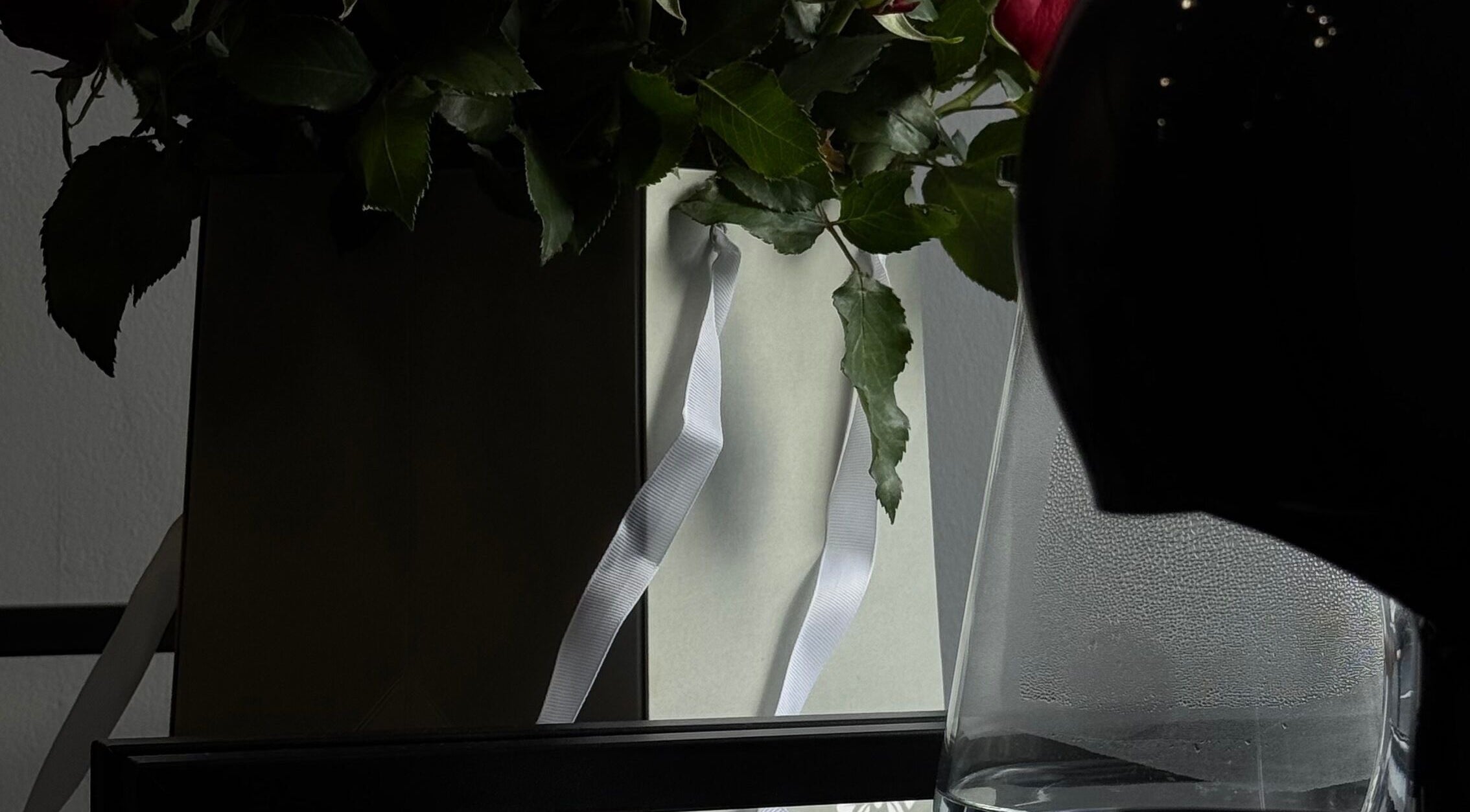 Elegant gift box with ribbon and vase at HAIR Extensions & Treatments, Ennis, County Clare, IE.