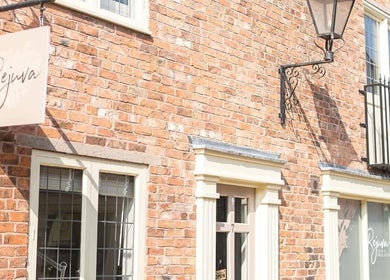 Exterior of Jinny Louisa Beauty & Waxing @Rejuva in Nantwich, England, GB, featuring brick architecture.