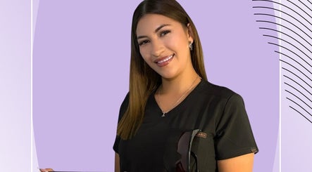 Aesthetic expert at Hockley-Glow Up Aesthetics, Hockley, Texas, US providing beauty services with a smile.