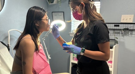 Professional facial consultation at Hockley-Glow Up Aesthetics, Hockley, Texas for personalized beauty care.