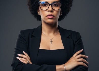 Profissional confiante no Espaço Jeniffer Mota, Rio De Janeiro, Rio De Janeiro, BR.