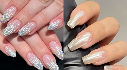 Elegant gel nail designs showcased at Gel Nails, Orillia, Ontario, CA. Perfectly manicured artistry.