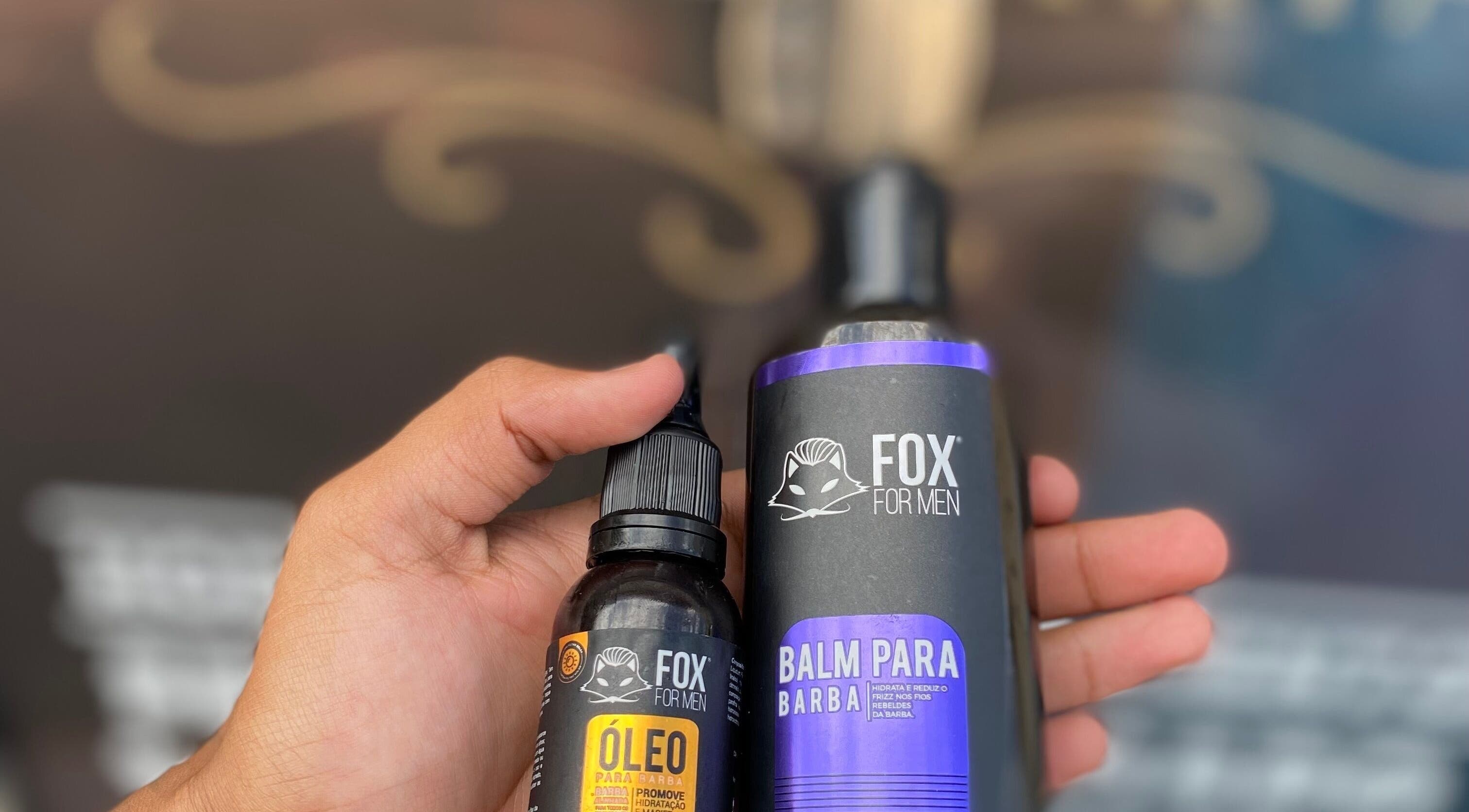 Produtos de cuidado para barba Barbearia em Rondônia, Rondônia, BR, exibindo óleo e balm especializados.