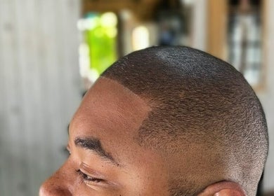 Fresh, precision fade haircut at Classic Touch Barber, Sandton, Gauteng, ZA, showcasing expert grooming.