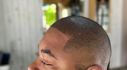 Fresh, precision fade haircut at Classic Touch Barber, Sandton, Gauteng, ZA, showcasing expert grooming.