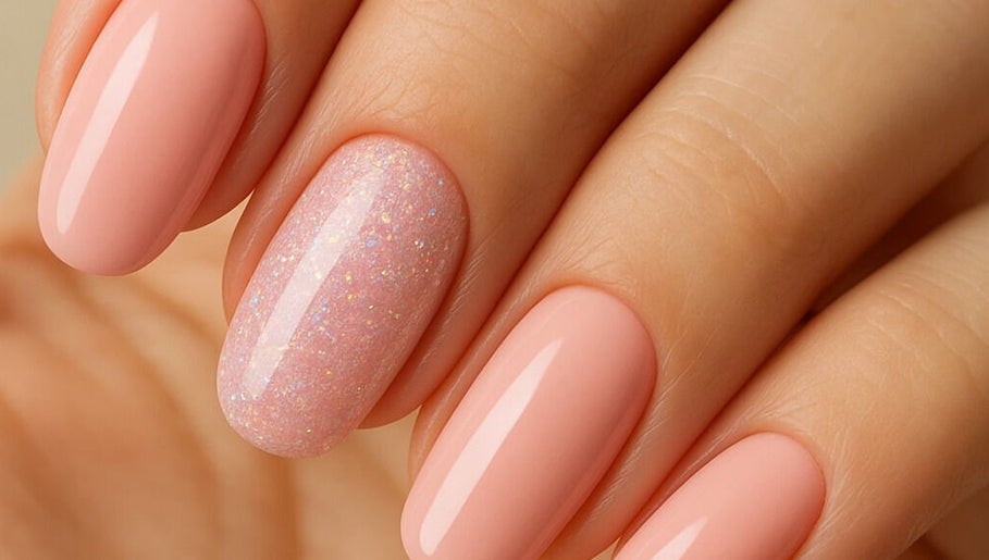 Elegant pink manicure at Nails, Tel Aviv-yafo, Tel Aviv District, IL.