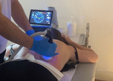 Cryotherapy session at Renuvenate, London, England, GB, showcasing advanced wellness treatments.