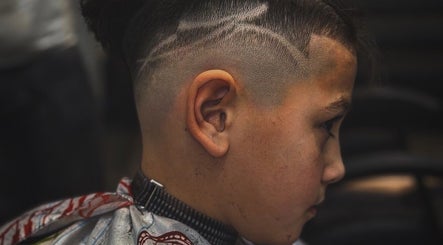 Star design haircut at Thebladestudio1-Barber Shop in Plovdiv, Plovdiv, BG, highlighting precision.