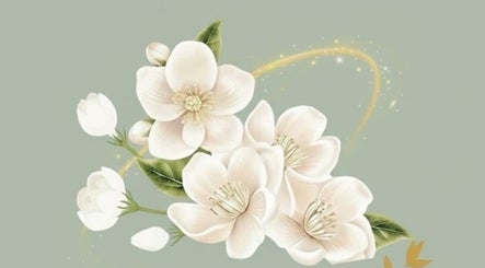Elegant white blossoms at Mail Thai massage & Spa, Marrickville, New South Wales, AU.