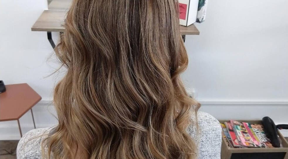 Stylish wavy hair at Ikonic & co Hair & beauty, Ballarat East, Victoria, AU. Perfect for a fresh, modern look.