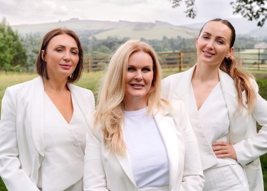 Team at VIVA Medical outdoors in Dublin, County Dublin, IE, showcasing professional elegance in white attire.