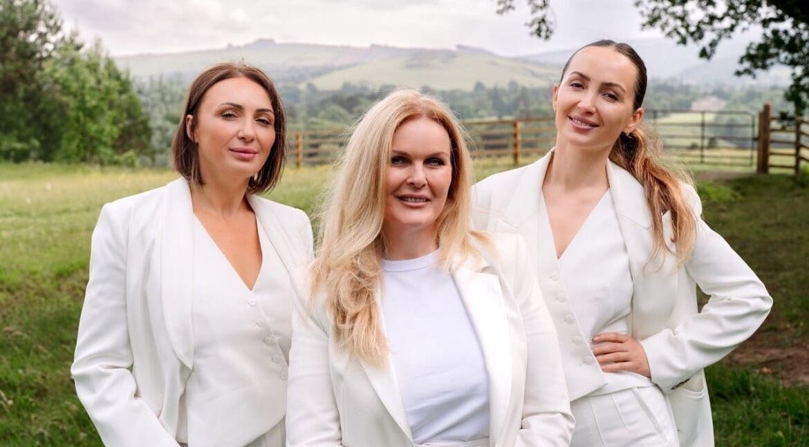 Team at VIVA Medical outdoors in Dublin, County Dublin, IE, showcasing professional elegance in white attire.