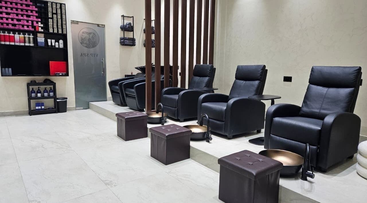 Comfortable seating at Gaia Beauty Lounge, Dubai, Dubai, AE, offering relaxation and wellness services.