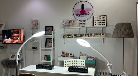 Elegant nail salon setup at Magicallybyzz, Petaling Jaya, Selangor, MY showcasing manicure essentials.