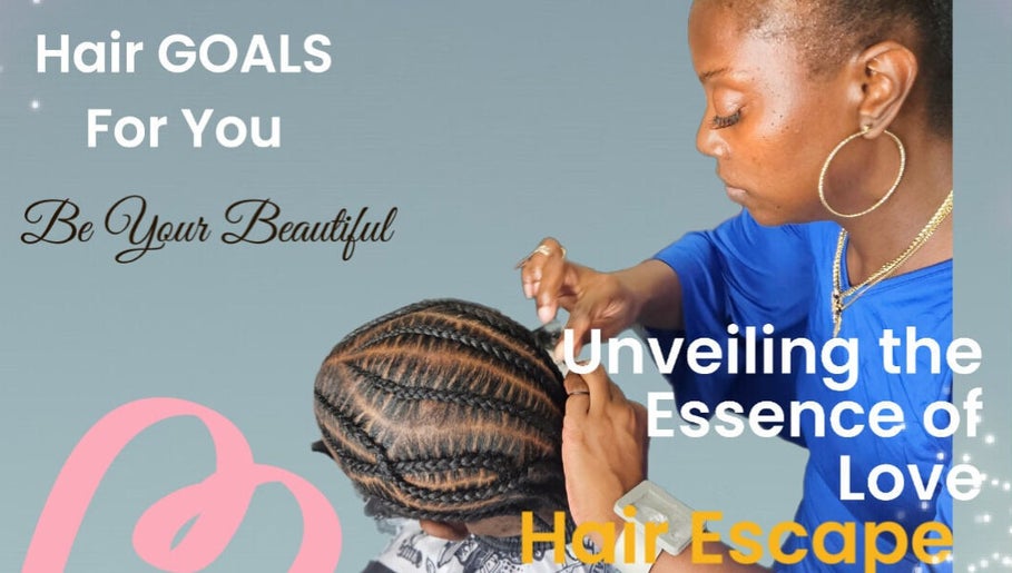 Woman braiding hair at Sleeks Salon in Toronto, Ontario, CA, showcasing hair styling expertise.