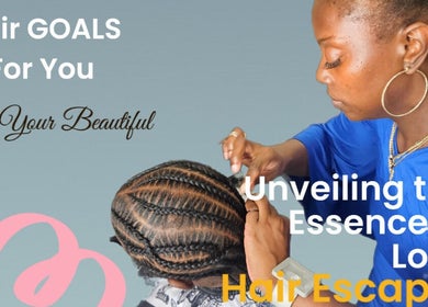 Woman braiding hair at Sleeks Salon in Toronto, Ontario, CA, showcasing hair styling expertise.