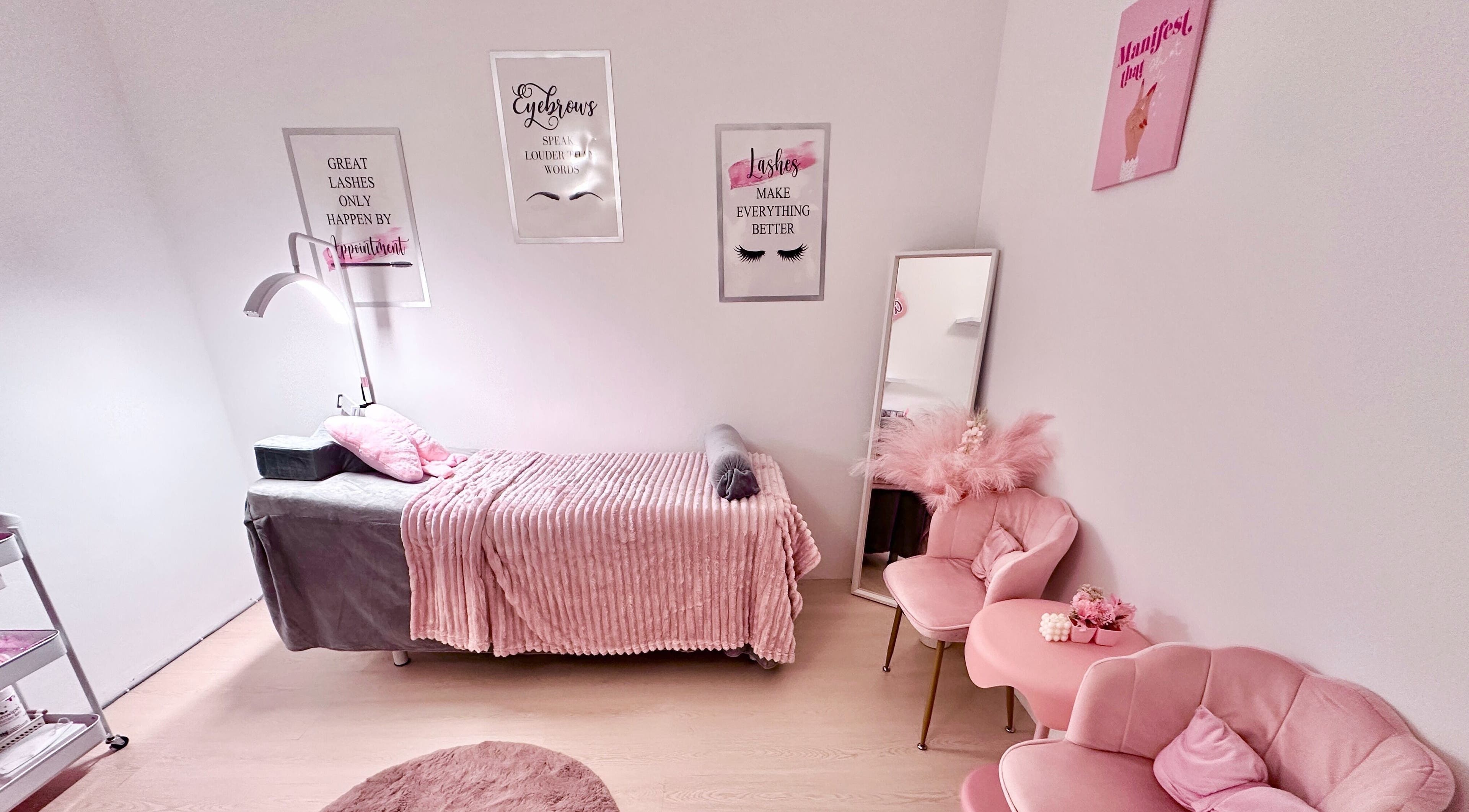 Cozy interior of Glitter Girly Studio, Puchong, Selangor, MY with plush seating and stylish decor.