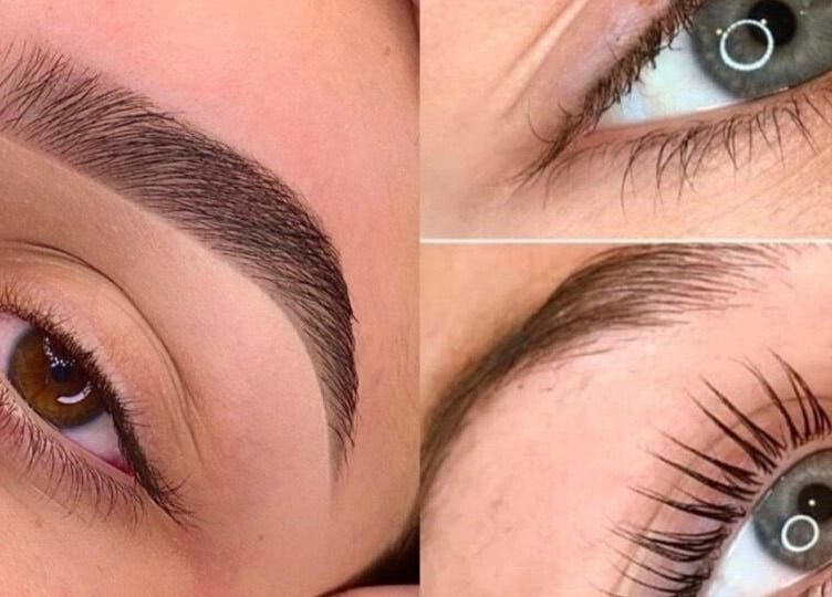 Cejas y pestañas impecables en BayLash, Sant Boi De Llobregat, Catalunya, ES, demostrando técnicas avanzadas.