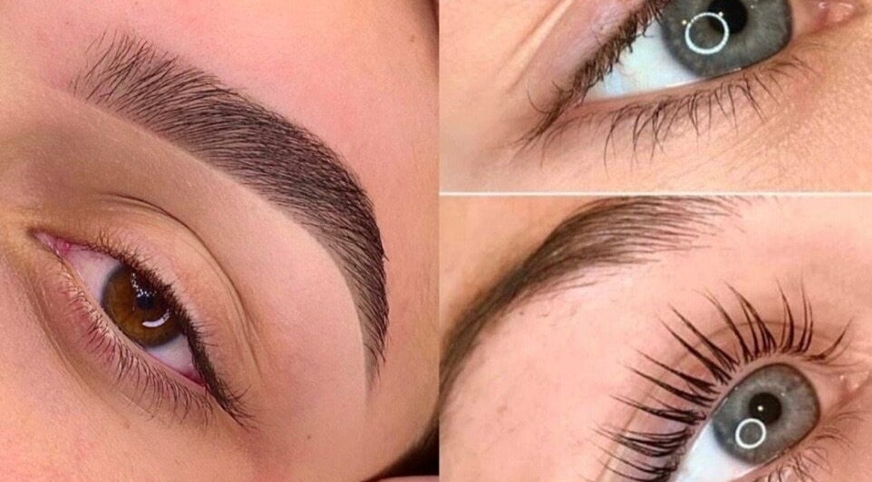 Cejas y pestañas impecables en BayLash, Sant Boi De Llobregat, Catalunya, ES, demostrando técnicas avanzadas.