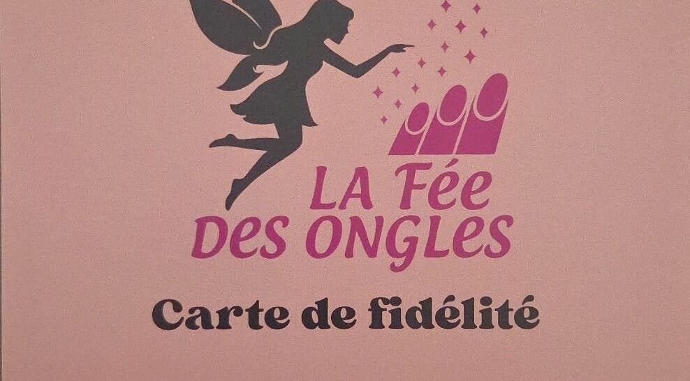 Carte de fidélité de La fée des ongles à Nogent-l'abbesse, Grand Est, FR avec logo enchanteur.