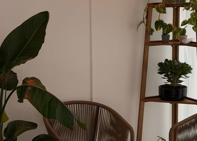 Растения в интерьере Romashka Beauty Room, Cascais, Lisboa, PT, создают атмосферу уюта и гармонии.