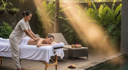 Relaxing massage at ELEXOIR HOME MASSAGE SERVICE UBUD, Bali, Bali, ID with a tranquil outdoor setting.