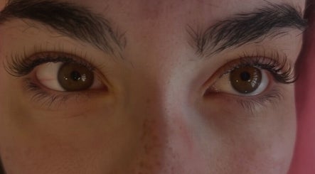 Close-up of expertly crafted eyelashes at Lash’d by Grace in Redbank Plains, Queensland, AU.