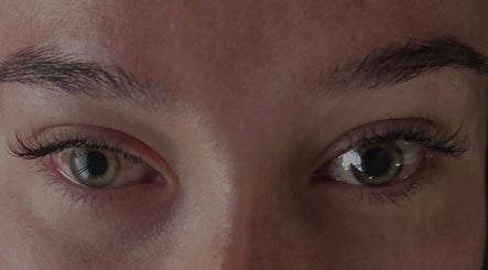 Close-up of beautifully enhanced lashes at Lash’d by Grace, Redbank Plains, Queensland, AU.