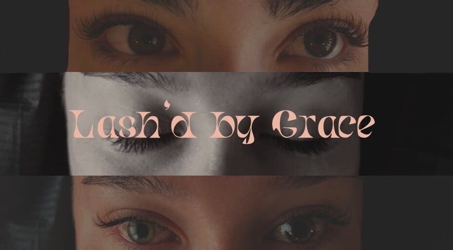 Close-up of styled eyes at Lash’d by Grace, Redbank Plains, Queensland, AU showcasing elegant lash extensions.