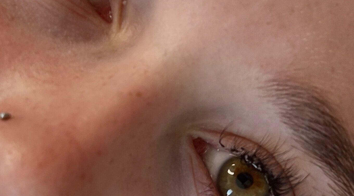 Close-up of eye showcasing lash extension from Lash’d by Grace, Redbank Plains, Queensland, AU.