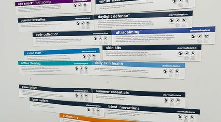 Skincare product display at Glenhaven Skincare, Glenhaven, New South Wales, AU. Offers various curated skincare options.