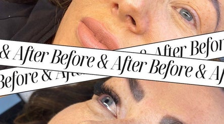 Before and after eyelash enhancement at Lashd, Eccles, England, GB showcasing stunning lash results.