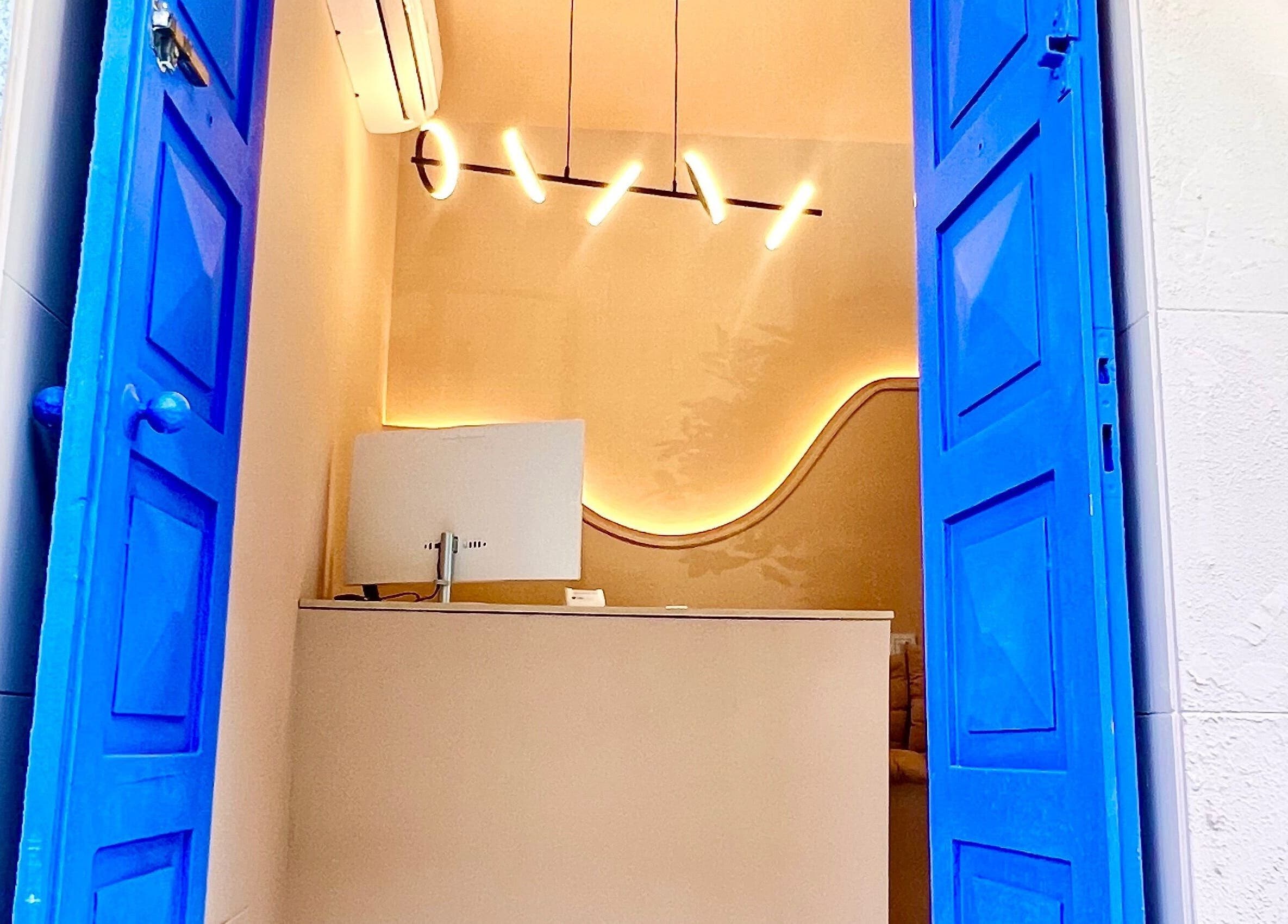 Elegant reception with modern lighting at Umeo Marbella, Marbella, Andalucía, ES.