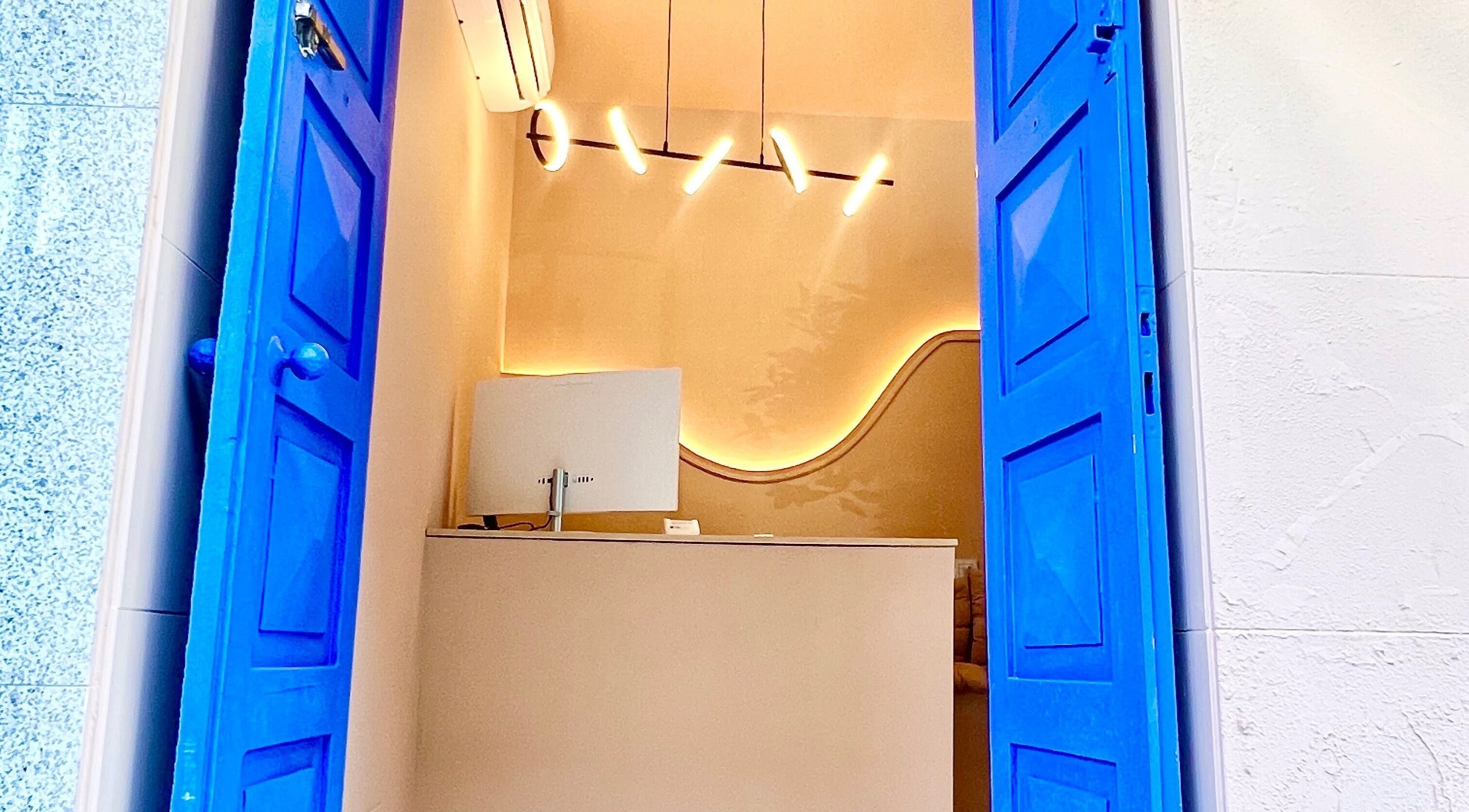 Elegant reception with modern lighting at Umeo Marbella, Marbella, Andalucía, ES.