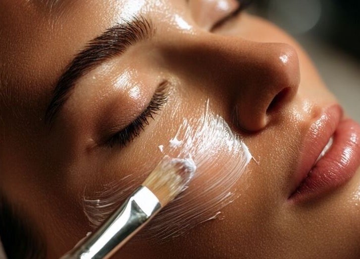 Soin du visage chez GlowByLena Montpellier, Occitanie, FR, peau lumineuse après traitement